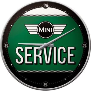 Nostalgic Art Nástenné hodiny - Mini Cooper Service