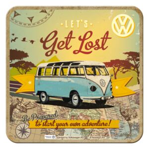 Nostalgic Art Sada podtáciek 2 - VW Let's Get Lost 9x9 cm