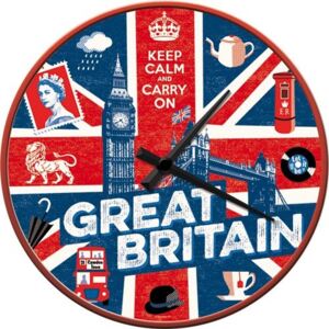 Nostalgic Art Nástenné hodiny - Great Britain