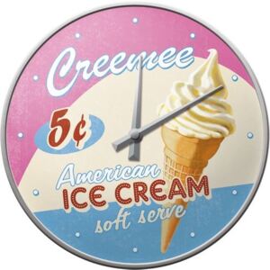 Nostalgic Art Nástenné hodiny - Ice Cream
