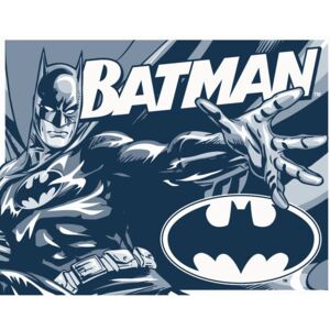 Plechová ceduľa: Batman (Čiernobiely) - 30x40 cm
