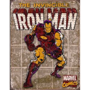 Plechová ceduľa: Iron Men (Marvel) - 40x30 cm