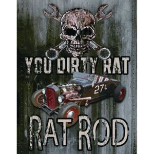 Plechová ceduľa: Legends (Dirty Rat) - 40x30 cm