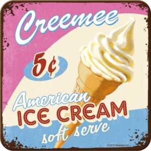 Nostalgic Art Sada podtáciek 2 - Ice Cream 9x9 cm