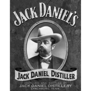 Plechová ceduľa - Jack Daniel's (portrét)