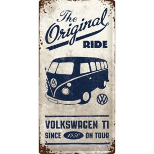 Nostalgic Art Plechová ceduľa: VW The Original Ride - 50x25 cm