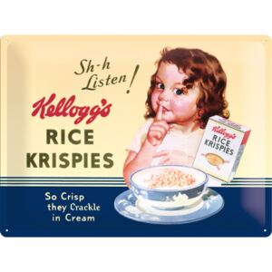 Nostalgic Art Plechová ceduľa: Rice Krispies - 30x40 cm