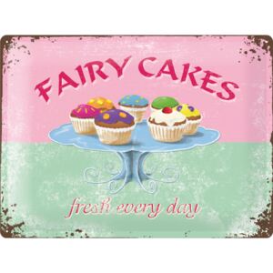 Nostalgic Art Plechová ceduľa: Fairy Cakes - 30x40 cm