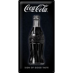 Nostalgic Art Plechová ceduľa: Coca-Cola (Sign of Good Taste) - 25x50 cm