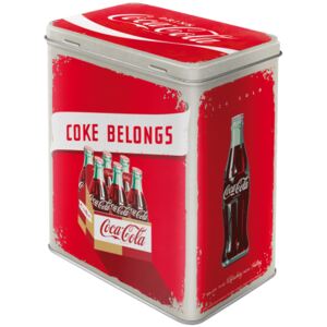 Nostalgic Art Plechová dóza - Coca-Cola (Coke Belongs)