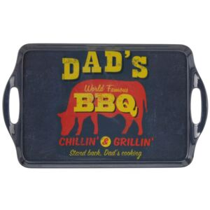 Retro podnos malý - Dad's BBQ