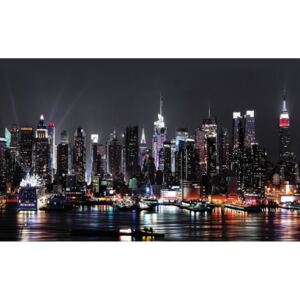 Donga Fototapeta: New York v noci (2) - 184x254 cm