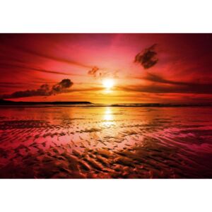 Donga Fototapeta: Západ slnka na pláži (4) - 184x254 cm
