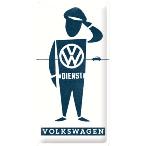 Nostalgic Art Plechová ceduľa: Volkswagen (Dienst) - 25x50 cm