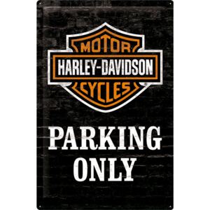 Nostalgic Art Plechová ceduľa: Harley-Davidson (Parking Only) - 40x60 cm