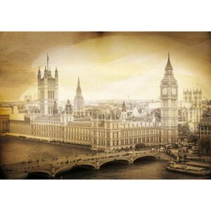 Donga Fototapeta: Westminster (Vintage) - 184x254 cm