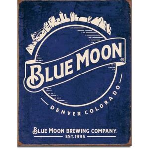 Plechová ceduľa: Blue Moon - 40x30 cm