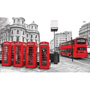 Donga Fototapeta: Londýn (telefónne búdky) - 254x368 cm