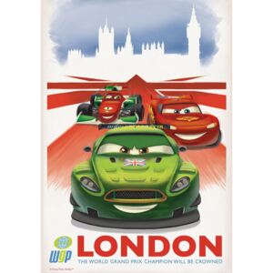 Donga Fototapeta: Cars 2 WGP London (reklama) - 184x254 cm