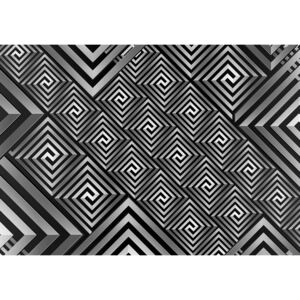 Donga Fototapeta: Čiernobiela abstrakcie (1) - 254x368 cm
