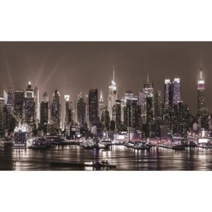 Donga Fototapeta vliesová: Nočné New York - 152,5x104 cm