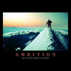 Plagát - Ambition (1)