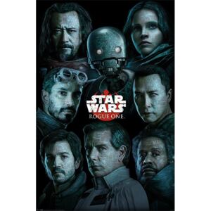 Plagát - Star Wars Rogue One (Postavy)