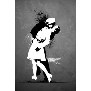 Plagát - Warzone Kiss (Graffiti)