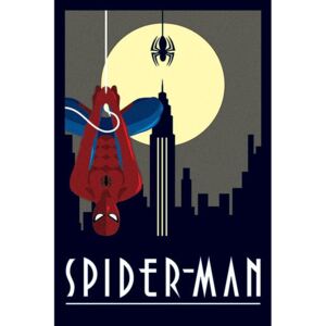 Plagát - Spiderman (Art Deco)