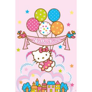 Plagát - Hello Kitty Balloons