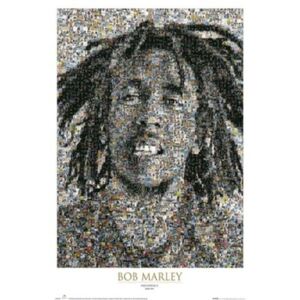 Plagát - Bob Marley mosaic (2)