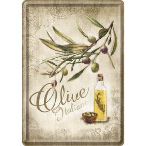 Nostalgic Art Plechová pohľadnice - Olive