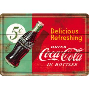Nostalgic Art Plechová pohľadnice - Coca-Cola (dvojfarebná)