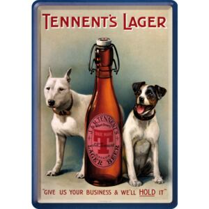 Nostalgic Art Plechová pohľadnice - Tennent's Lager