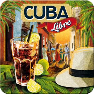 Nostalgic Art Sada podtáciek 2 - Cuba Libre 9x9 cm