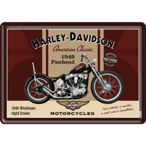 Nostalgic Art Plechová pohľadnice - Harley-Davidson 1949 Panhead