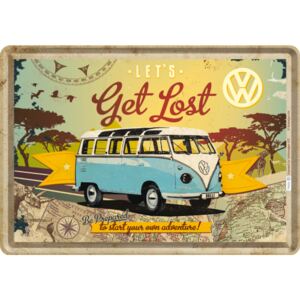Nostalgic Art Plechová pohľadnice - VW Let's Get Lost