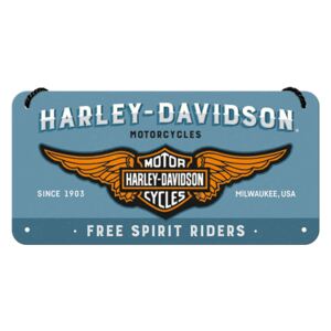 Nostalgic Art Závesná ceduľa: Harley-Davidson (Free Spirit Riders) - 10x20 cm