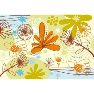 Donga Fototapeta vliesová: Kvety (Maľované) - 184x254 cm