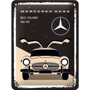 Nostalgic Art Plechová ceduľa: Mercedes-Benz (300 SL "Gullwing") - 20x15 cm