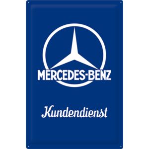 Nostalgic Art Plechová ceduľa: Mercedes-Benz (Kundendienst) - 60x40 cm