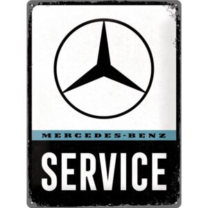 Nostalgic Art Plechová ceduľa: Mercedes-Benz Service - 40x30 cm