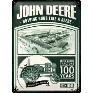 Nostalgic Art Plechová cedule - John Deere (100 Years)