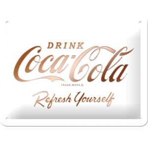 Nostalgic Art Plechová ceduľa: Coca-Cola Refresh Yourself - 15x20 cm