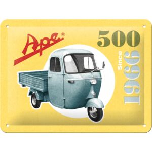 Nostalgic Art Plechová ceduľa: Ape 500 Since 1966 - 15x20 cm
