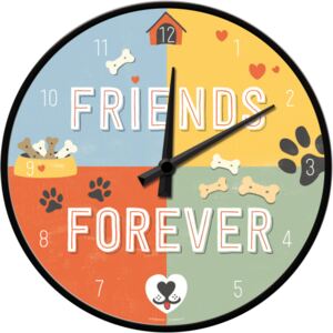 Nostalgic Art Nástenné hodiny - Friends Forever