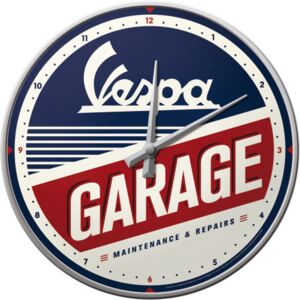 Nostalgic Art Nástenné hodiny - Vespa Garage
