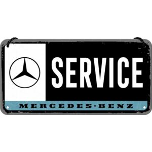 Nostalgic Art Závesná ceduľa: Mercedes-Benz Service - 10x20 cm