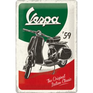 Nostalgic Art Plechová ceduľa: Vespa The Italian Classic - 30x20 cm
