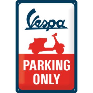 Nostalgic Art Plechová ceduľa: Vespa Parking Only - 30x20 cm